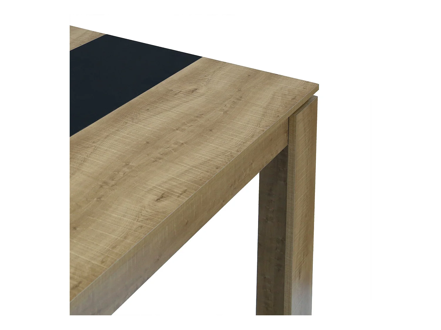 Table de salle à manger avec 160 × 80 × 75 cm - Noir