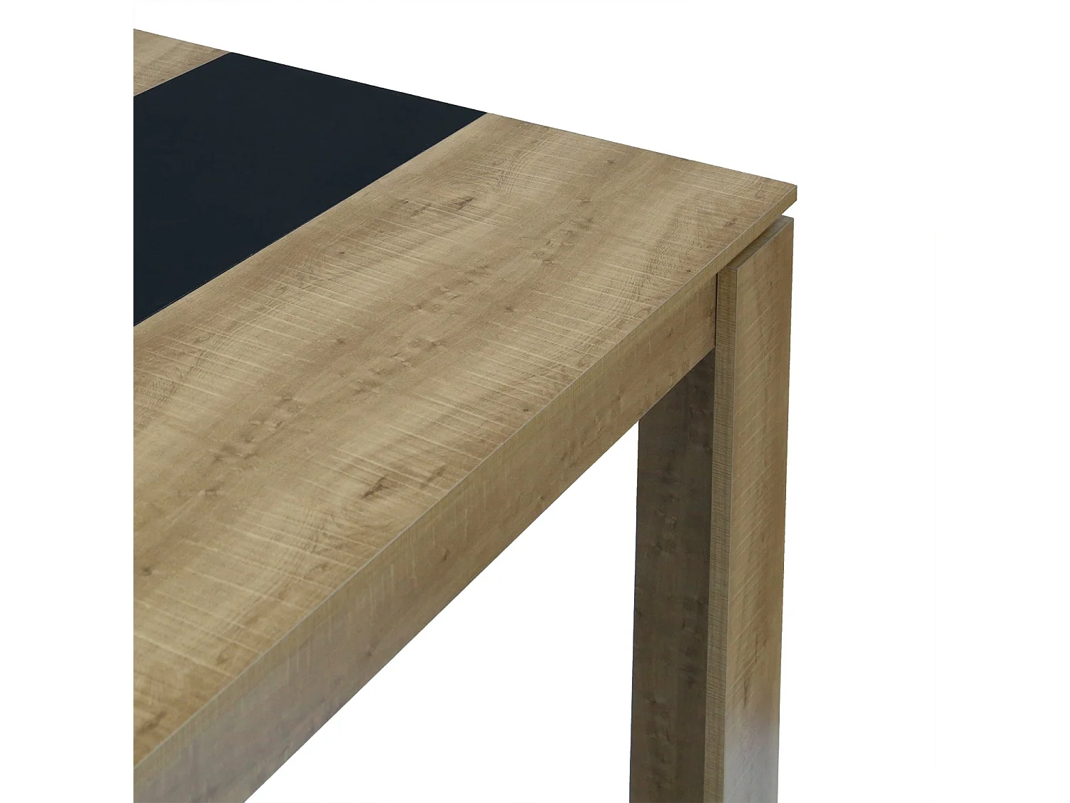 Table de salle à manger avec 160 × 80 × 75 cm - Noir