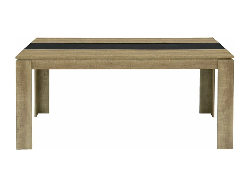 Table de salle à manger avec 160 × 80 × 75 cm - Noir