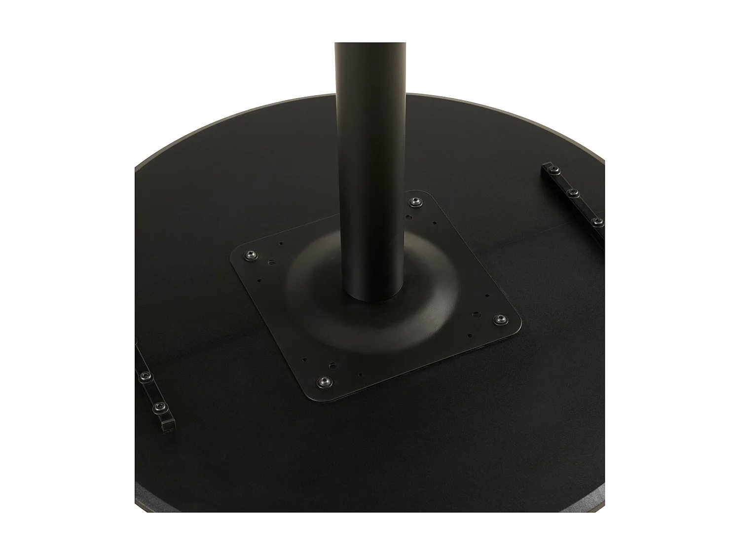 Table à Manger Ronde Mid Century Moderne, Table Basse Minimaliste Noir, Pour Salle à Manger, Salon, Chambre, Bureau, Café