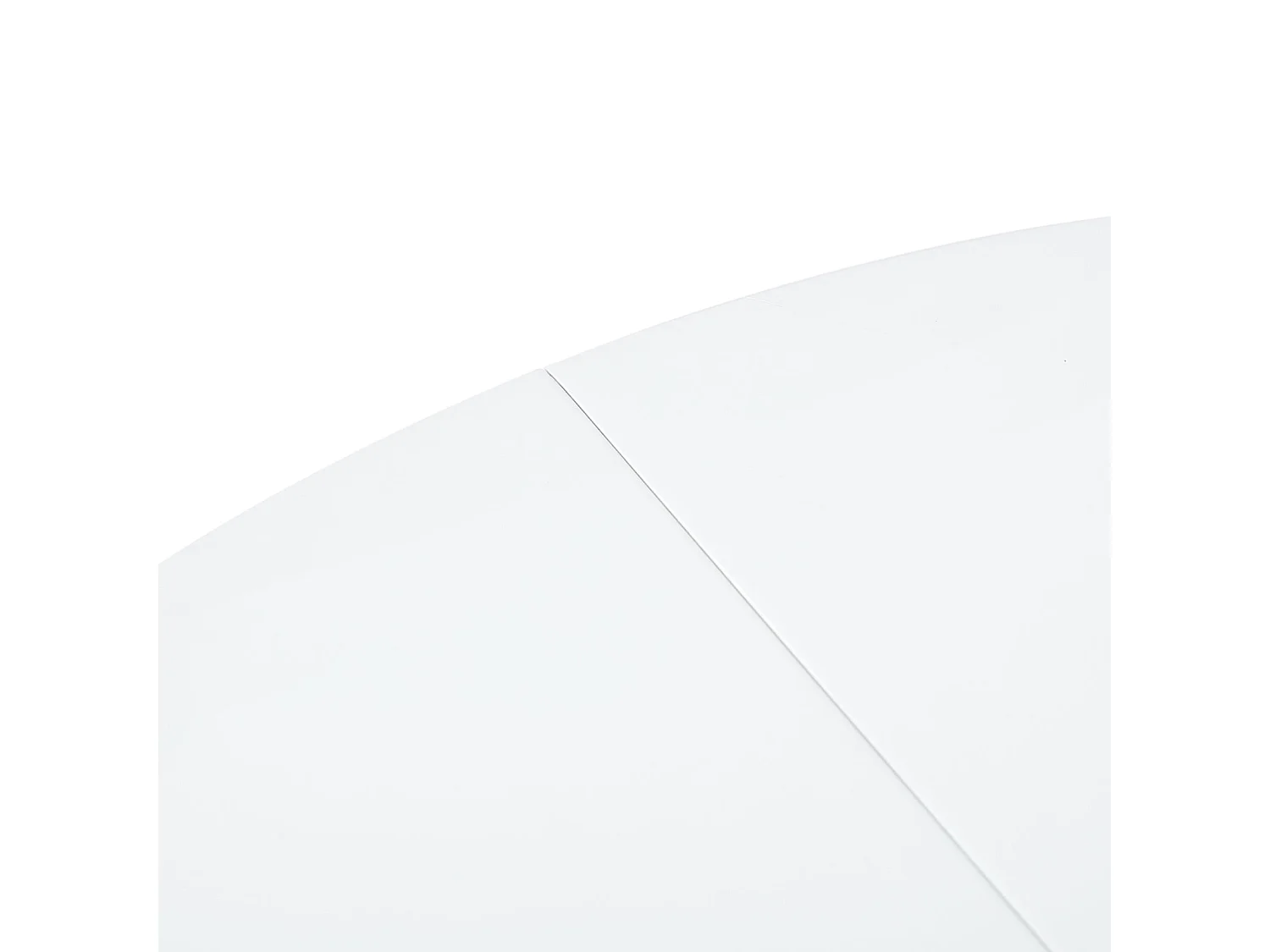 Table à Manger Ronde Scandinave en Bois de Hêtre Massif laqué - 80 x 70 cm - Blanche