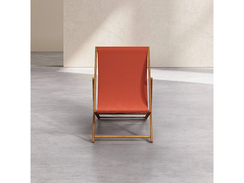 Habitat - Toile en coton pour chilienne - Orange brique (structure vendue séparément) - Maui