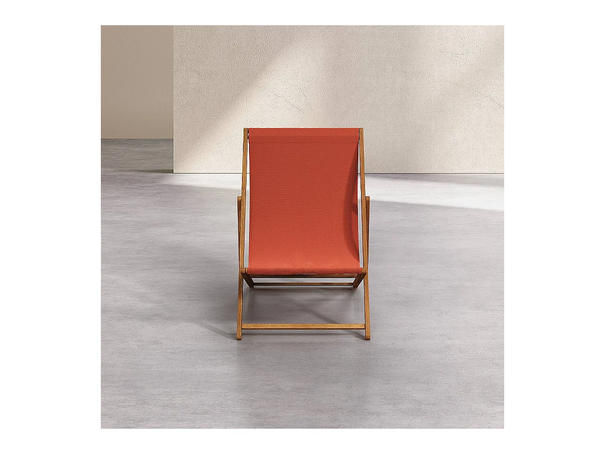 Habitat - Toile en coton pour chilienne - Orange brique (structure vendue séparément) - Maui