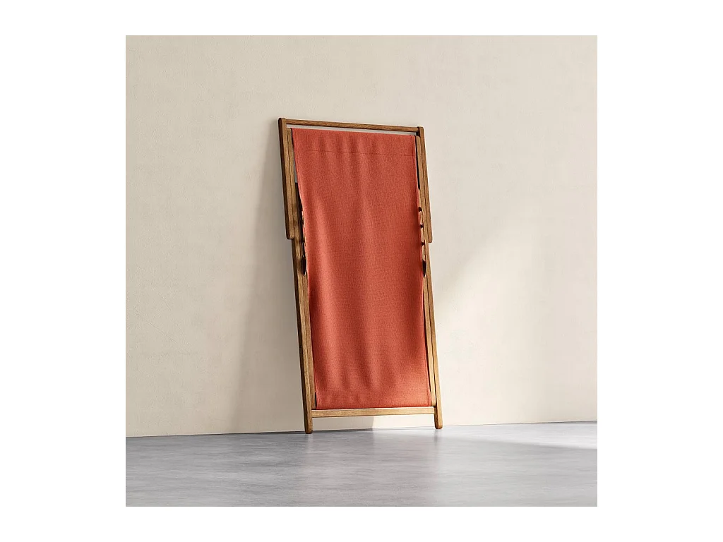 Habitat - Toile en coton pour chilienne - Orange brique (structure vendue séparément) - Maui