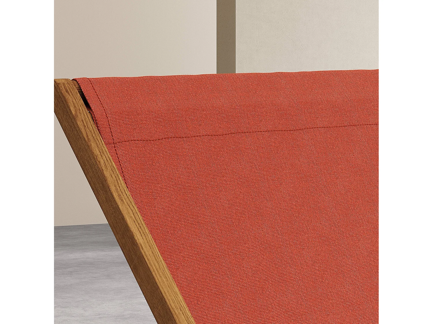 Habitat - Toile en coton pour chilienne - Orange brique (structure vendue séparément) - Maui