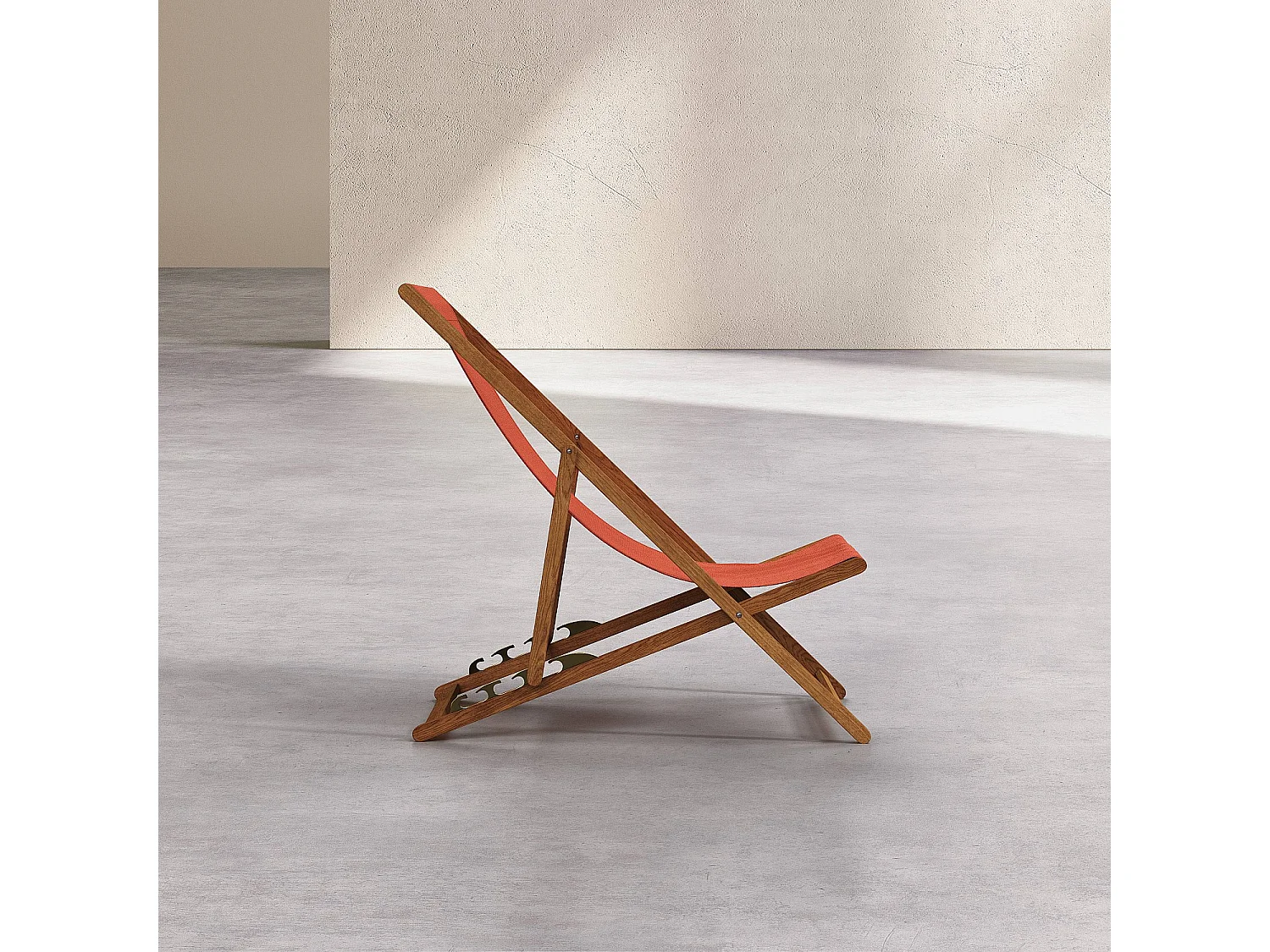 Habitat - Toile en coton pour chilienne - Orange brique (structure vendue séparément) - Maui