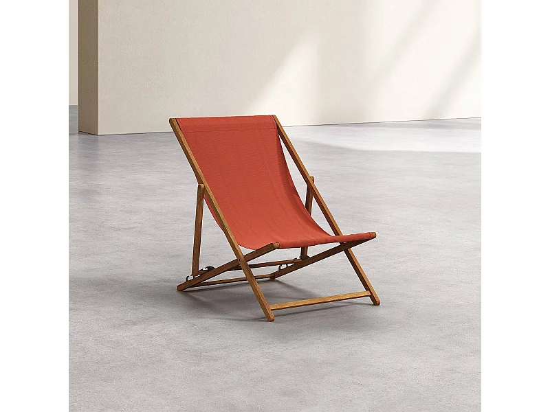 Habitat - Toile en coton pour chilienne - Orange brique (structure vendue séparément) - Maui