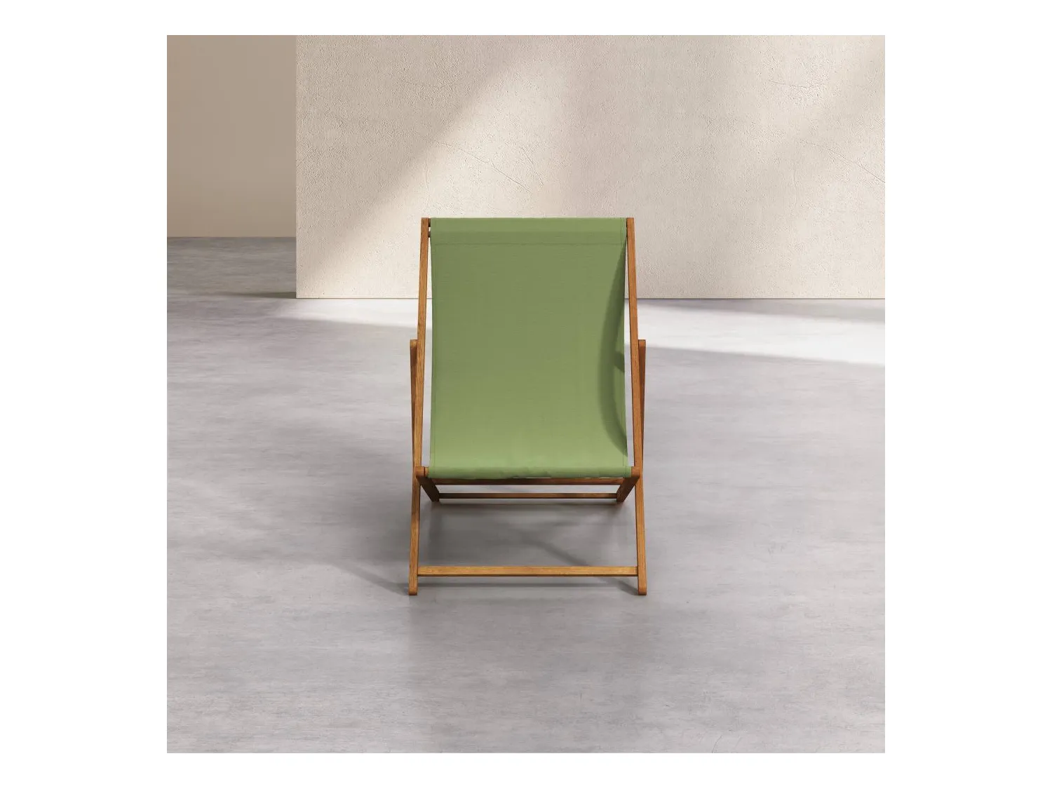 Habitat - Toile en coton pour chilienne - Vert olive (structure vendue séparément) - Maui