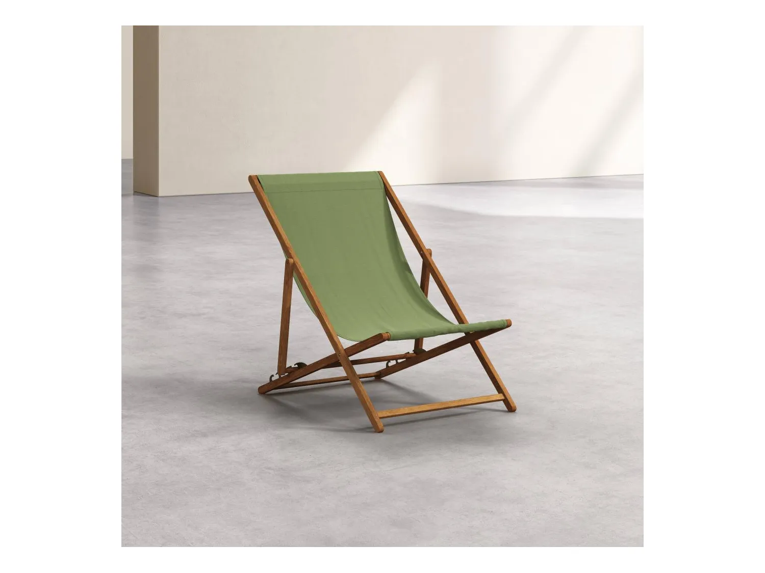 Habitat - Toile en coton pour chilienne - Vert olive (structure vendue séparément) - Maui