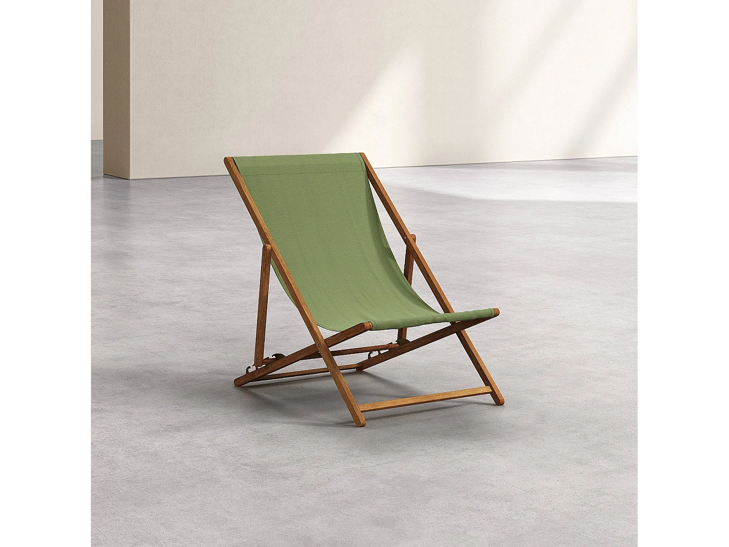 Habitat - Toile en coton pour chilienne - Vert olive (structure vendue séparément) - Maui