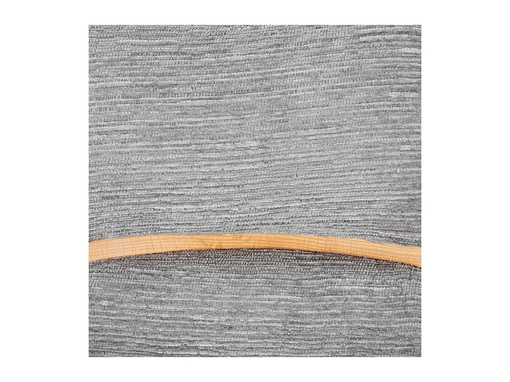 Habitat - Chaise pivotante en tissu et chêne avec accoudoirs - Gris argent - Timiso