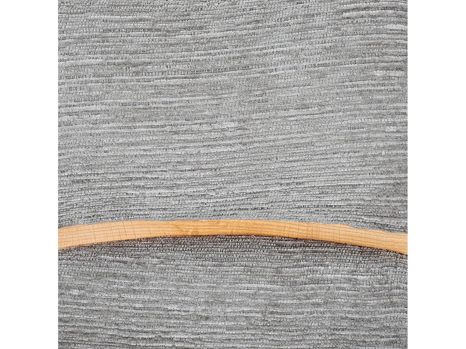 Habitat - Chaise pivotante en tissu et chêne avec accoudoirs - Gris argent - Timiso