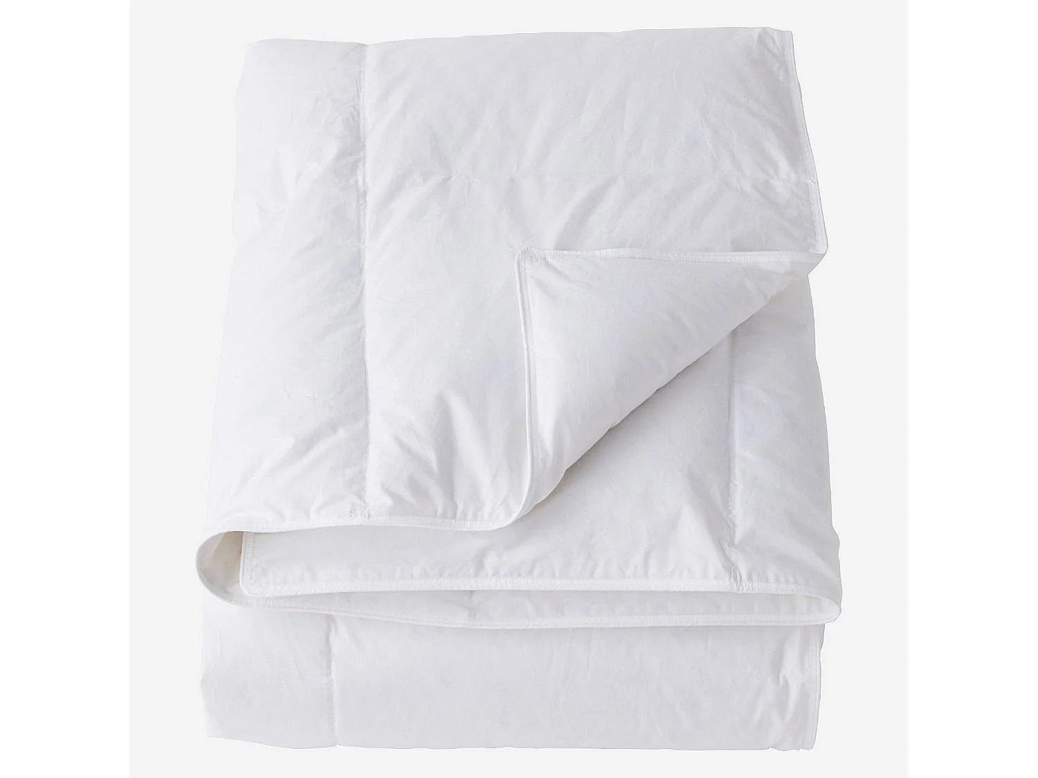 Couette tempérée en duvet et plumettes - 160 g/m² - 140 x 200 cm