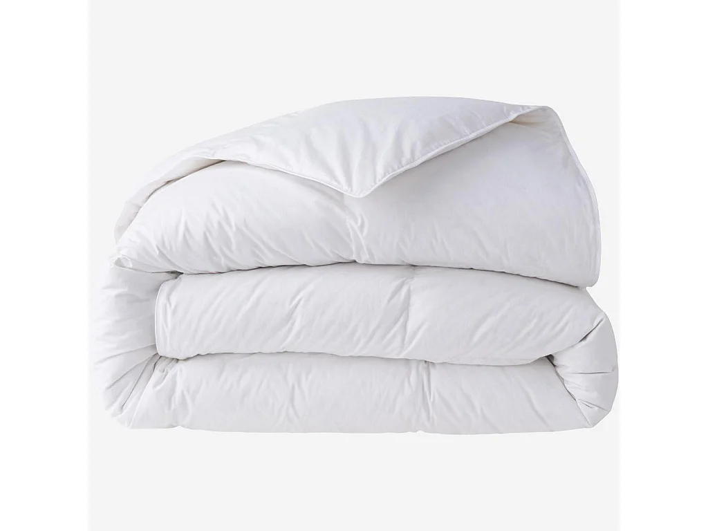 Habitat - Couette chaude en duvet et plumettes - 200 g/m² - 240 x 220 cm - Naturelle