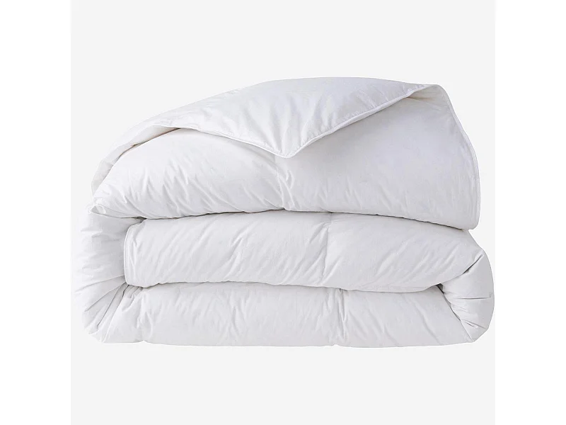Habitat - Couette chaude en duvet et plumettes - 200 g/m² - 240 x 220 cm - Naturelle
