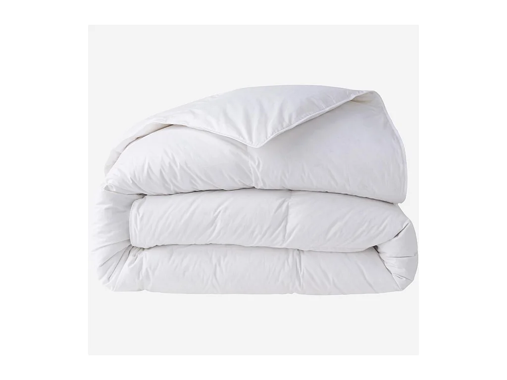 Habitat - Couette chaude en duvet et plumettes - 200 g/m² - 260 x 240 cm - Naturelle