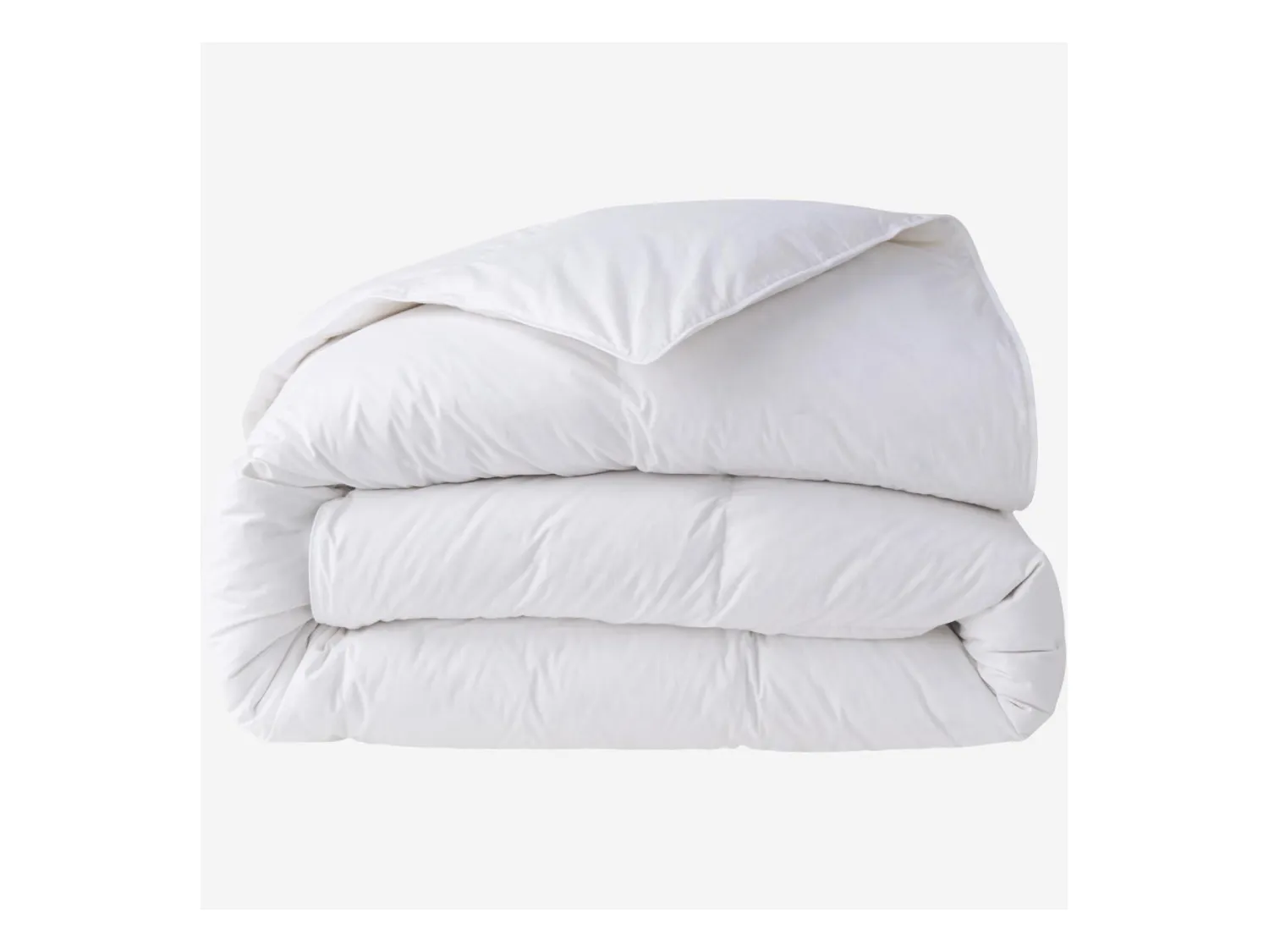 Habitat - Couette chaude en duvet et plumettes - 200 g/m² - 260 x 240 cm - Naturelle