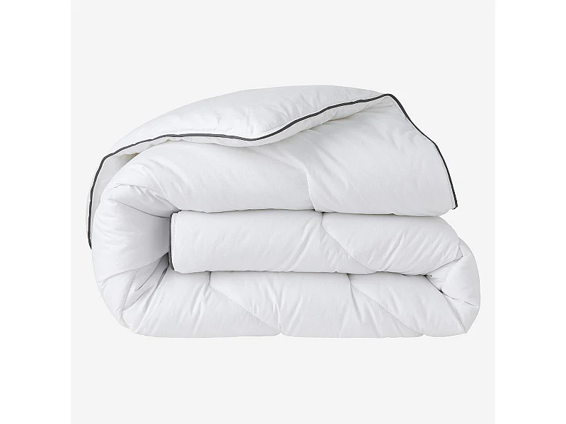 Habitat - Couette chaude en synthétique - 400 g/m² - 200 x 200 cm - Souffle de lin