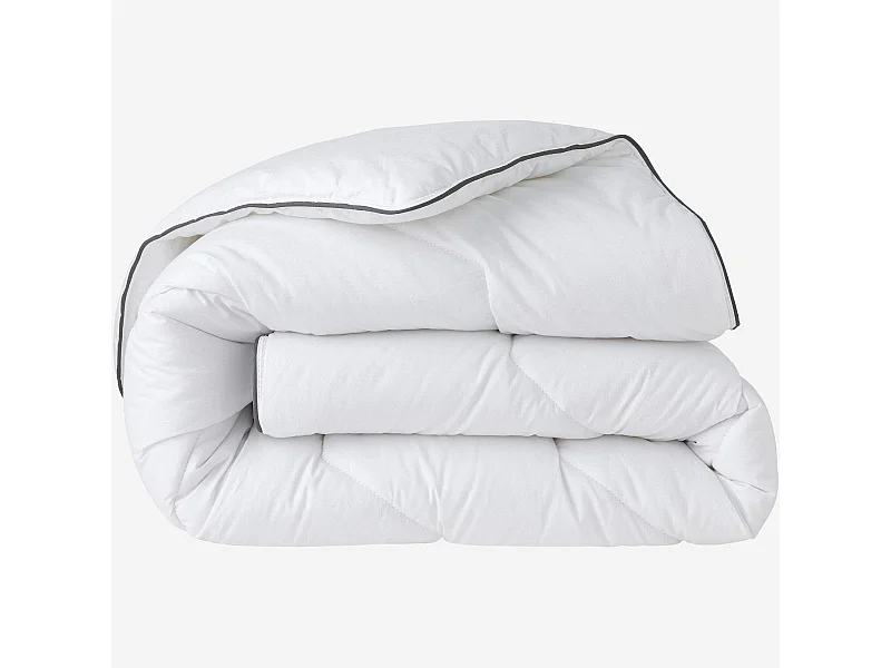 Habitat - Couette tempérée en synthétique - 300 g/m² - 200 x 200 cm - Souffle de lin