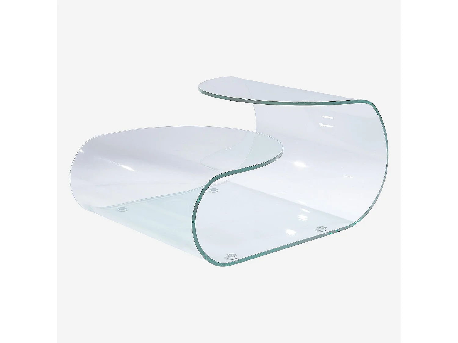 Habitat - Table basse en verre - Transparent - Solgina
