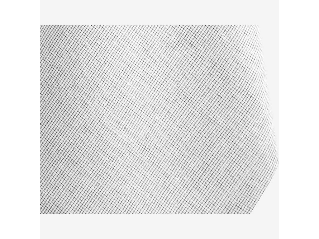 Habitat - Set de 2 torchons 70x50cm en coton et lin blanc tissé noir (Lot de 6) - Flag