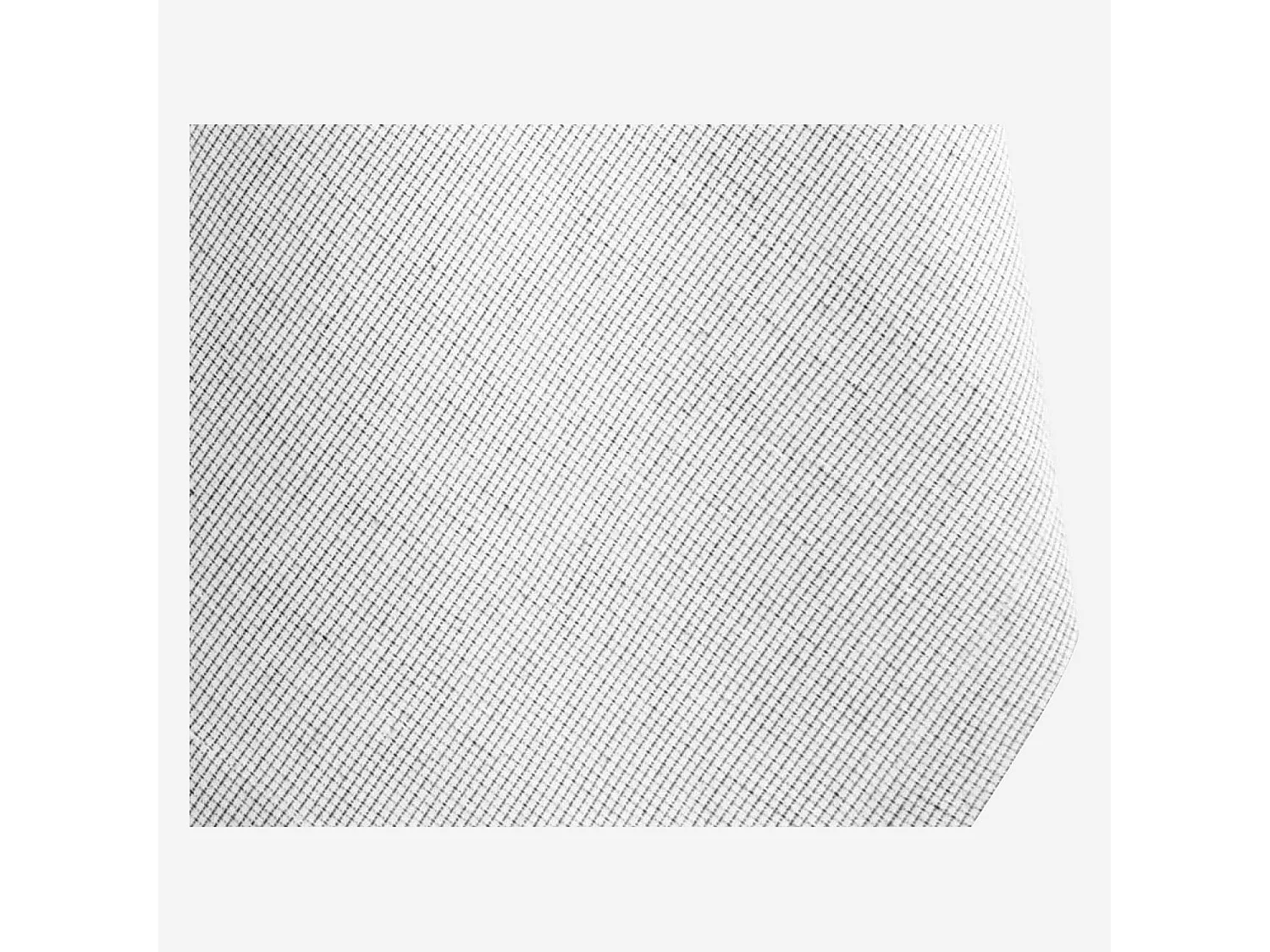 Habitat - Set de 2 torchons 70x50cm en coton et lin blanc tissé noir (Lot de 6) - Flag