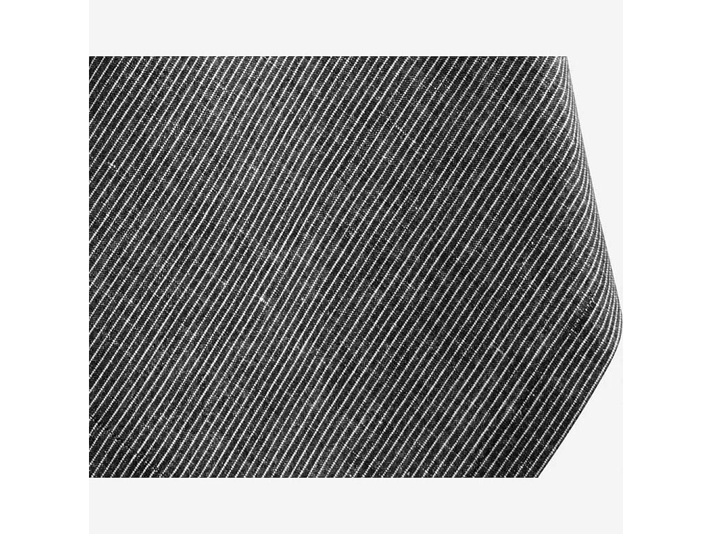 Habitat - Set de 2 torchons 70x50cm en coton et lin noir tissé blanc (Lot de 6) - Fitzroy