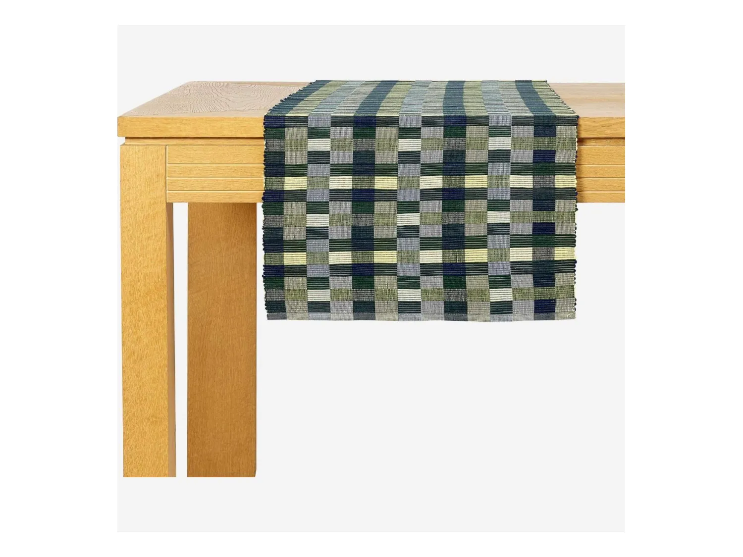Habitat - Lot de 2 travers de table - 40 x 140 cm - Vert - Otman