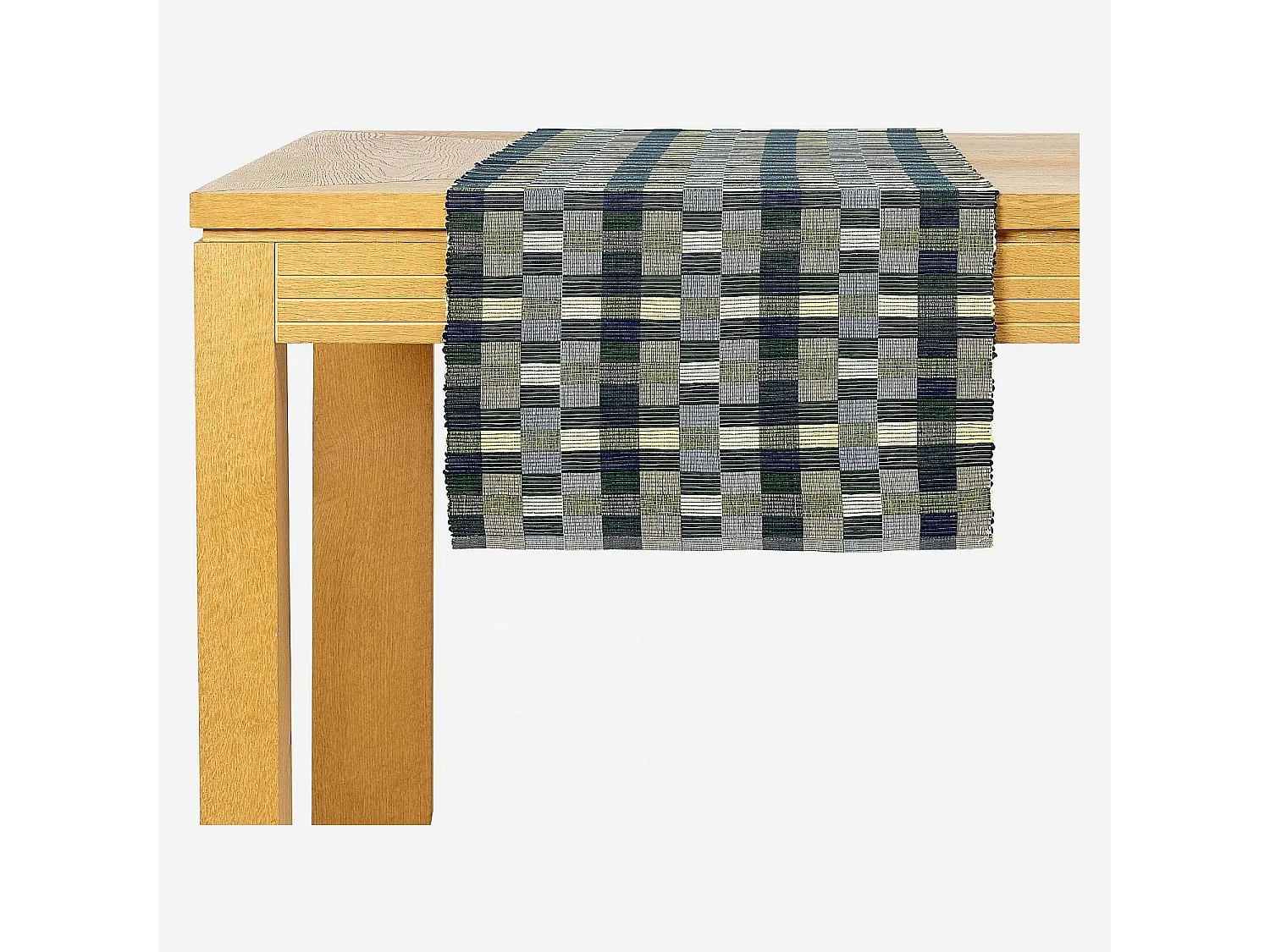 Habitat - Lot de 2 travers de table - 40 x 140 cm - Vert - Otman