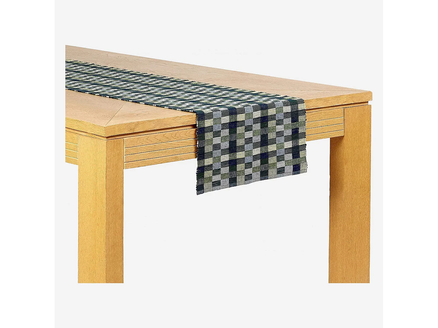 Habitat - Lot de 2 travers de table - 40 x 140 cm - Vert - Otman