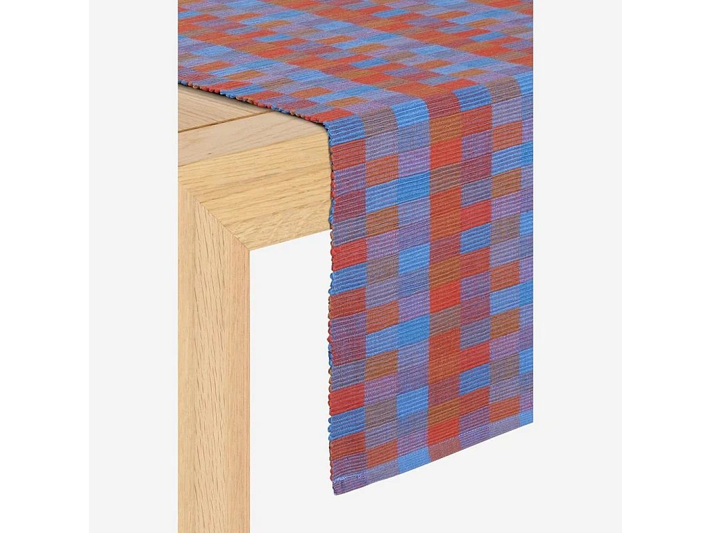 Habitat - Lot de 2 travers de table en coton - 140 x 40 cm - Rouge - Taleb