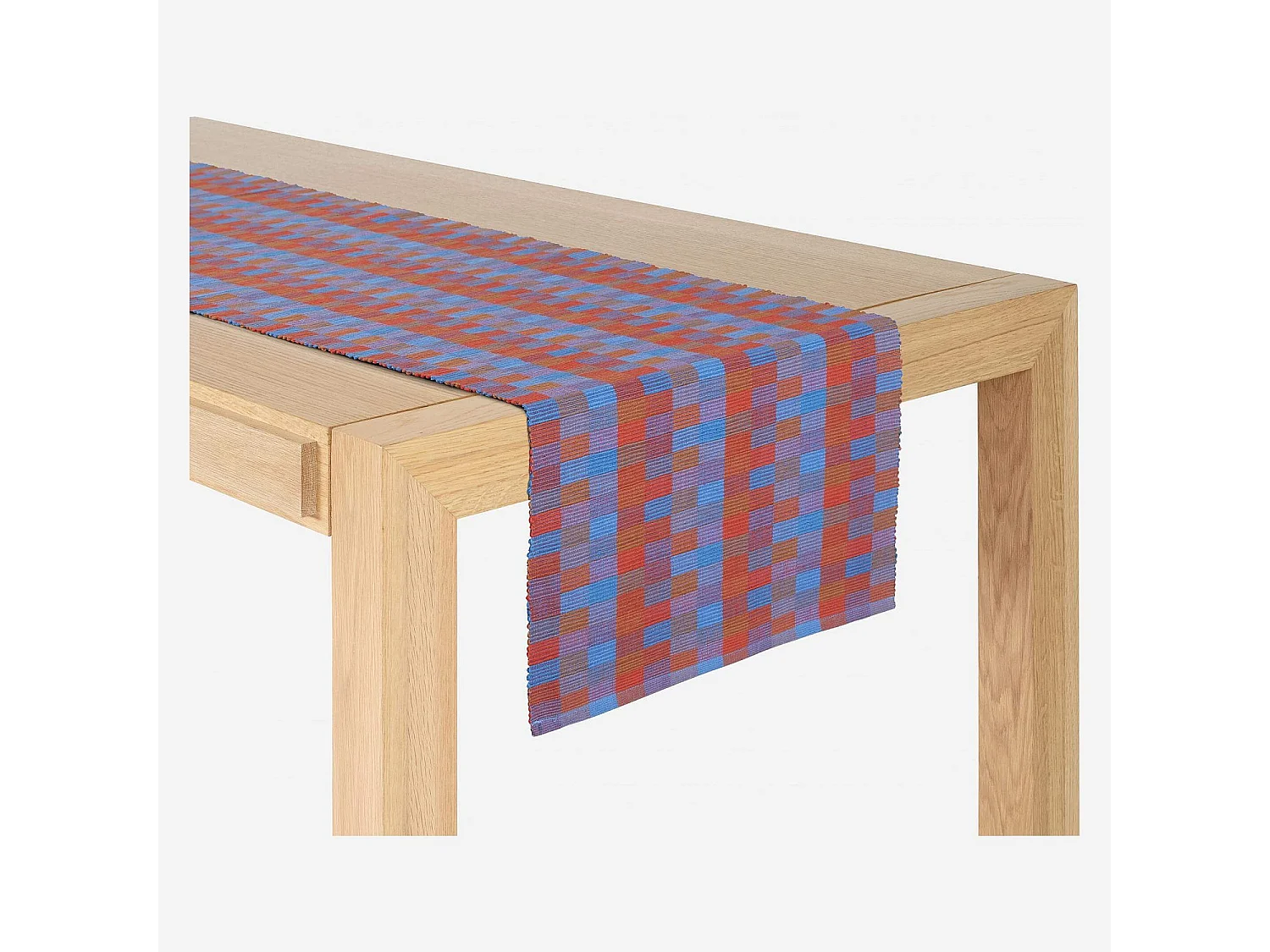 Habitat - Lot de 2 travers de table en coton - 140 x 40 cm - Rouge - Taleb