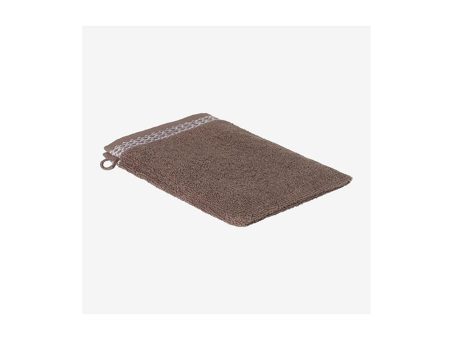 Habitat - Gant de toilette en coton - Marron  - Belize