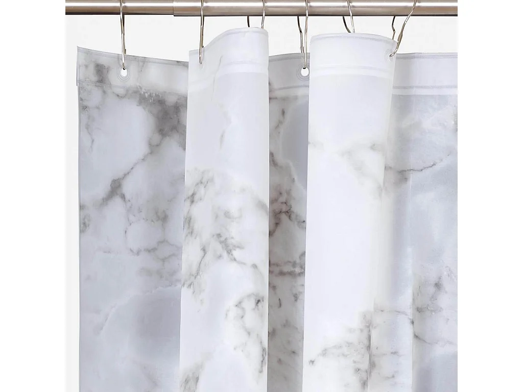 Habitat - Rideau de douche - Gris - Design by Habitat Design Studio - Marble