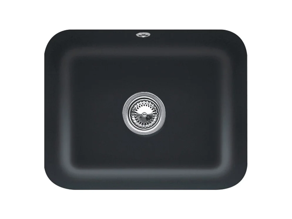 Evier 1 bac Villeroy et Boch Cisterna 60C Pure Black CeramicPlus