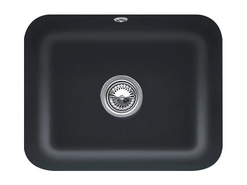 Evier 1 bac Villeroy et Boch Cisterna 60C Pure Black CeramicPlus