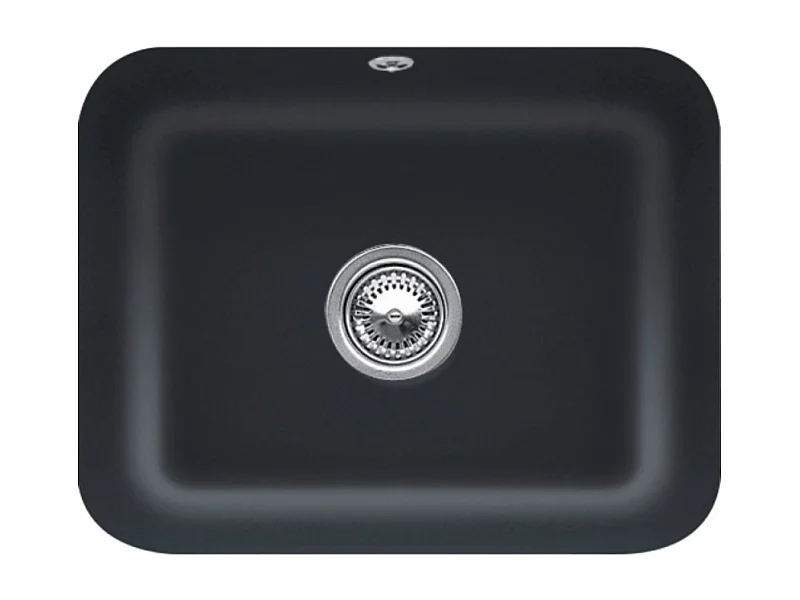 Evier 1 bac Villeroy et Boch Cisterna 60C Pure Black CeramicPlus