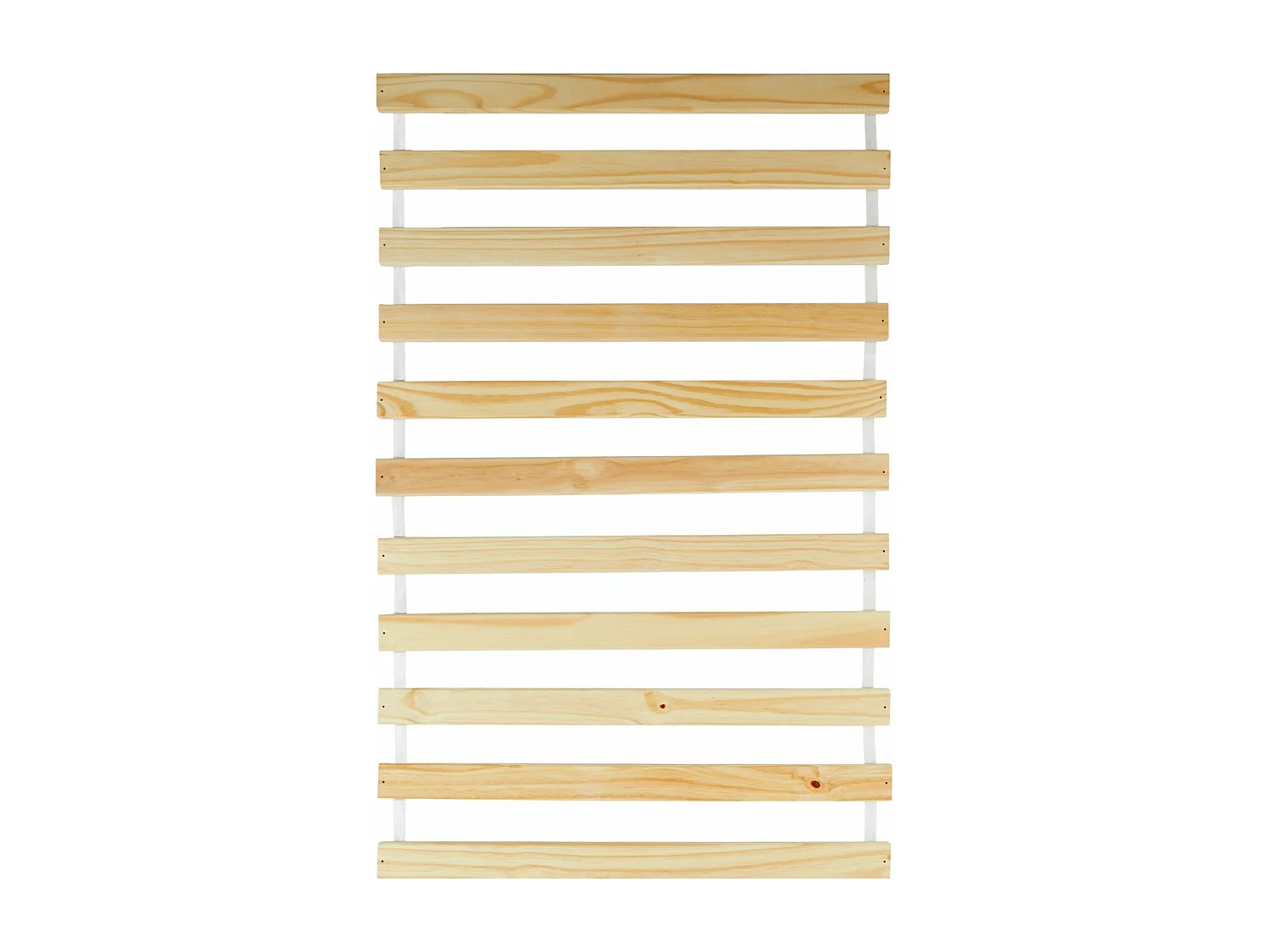 Sommier 70x140 cm en bois massif avec 11 lattes sans cadre, pour lit enfant 1 place