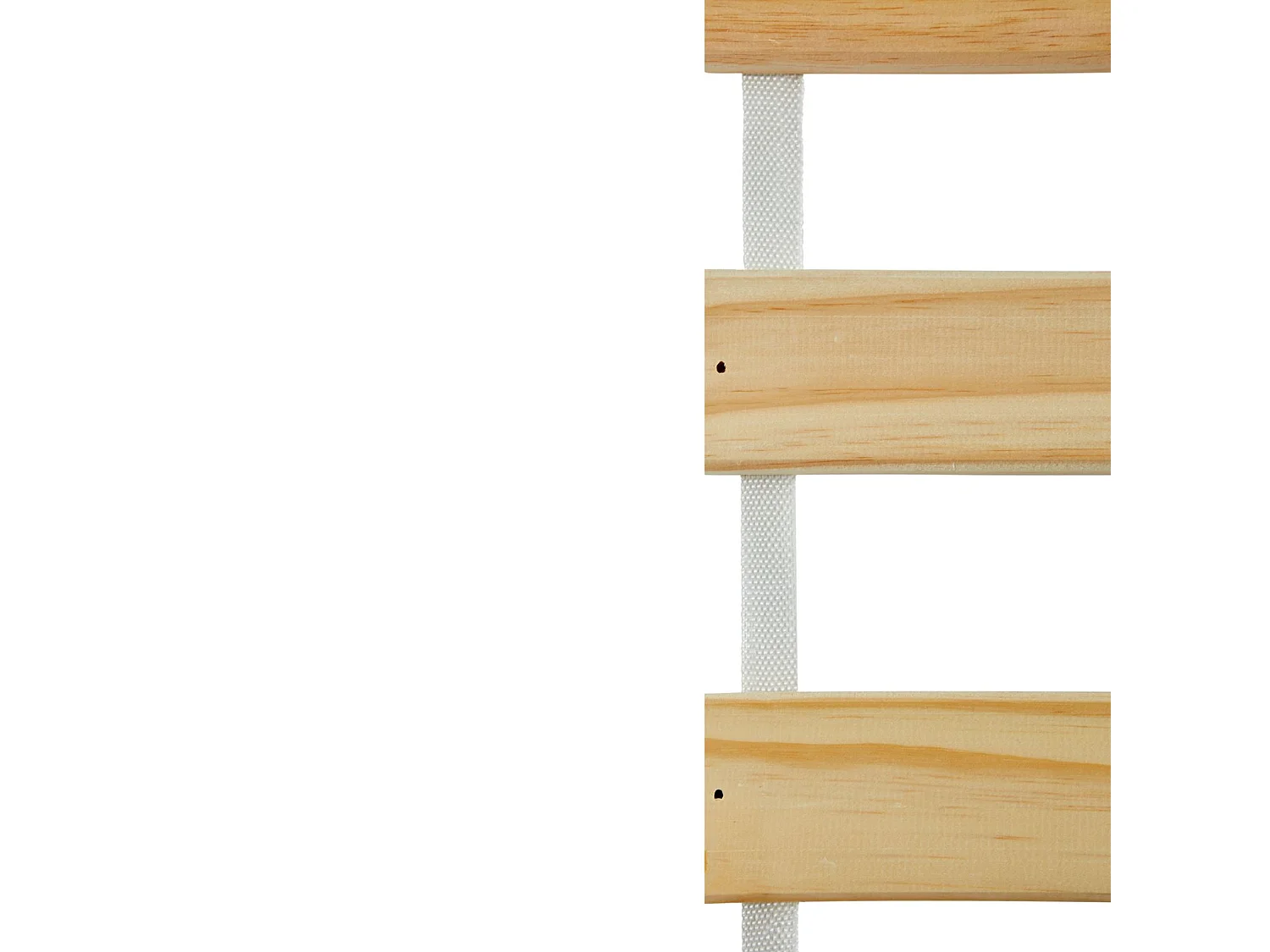 Sommier 70x140 cm en bois massif avec 11 lattes sans cadre, pour lit enfant 1 place