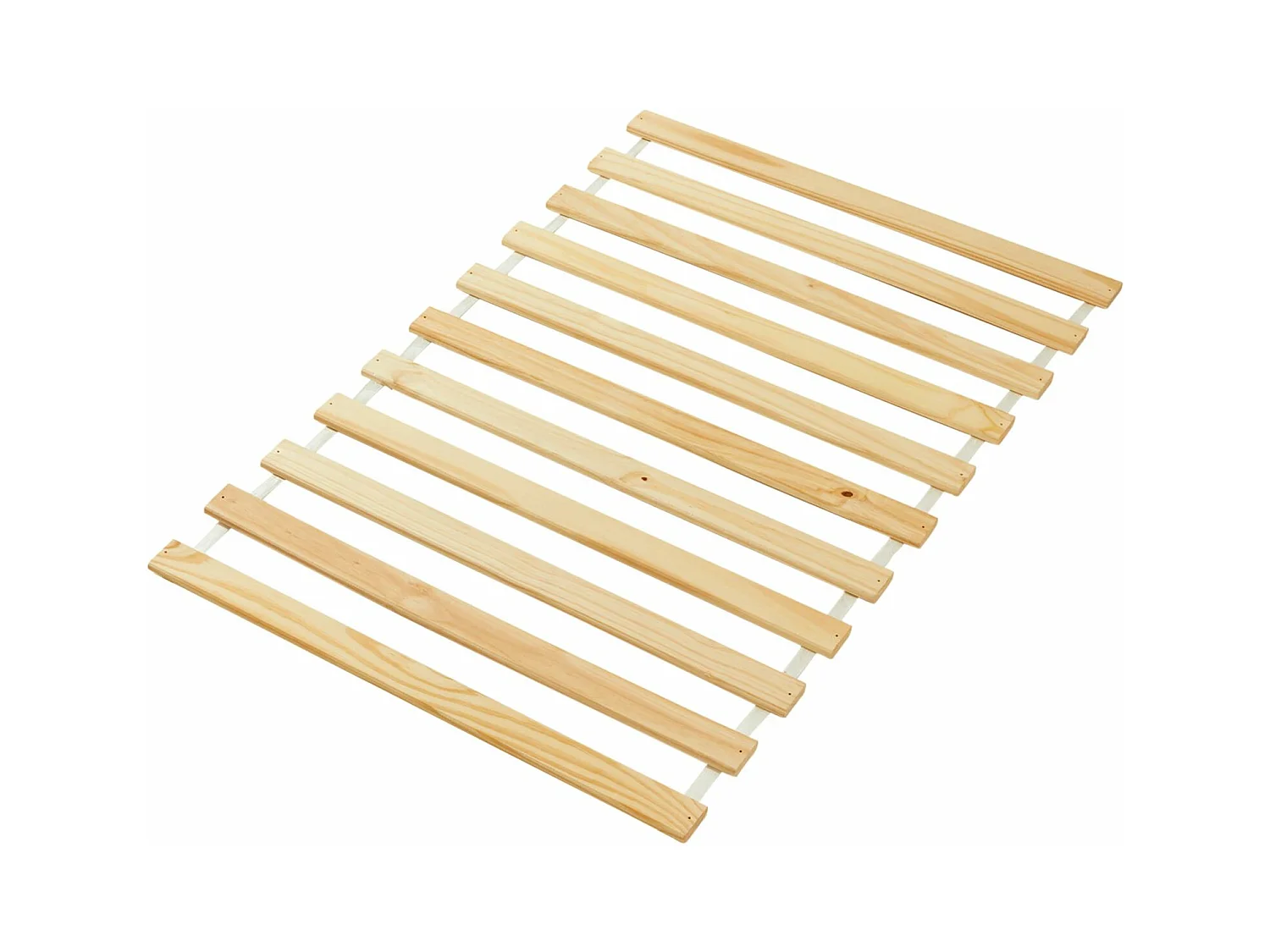 Sommier 70x140 cm en bois massif avec 11 lattes sans cadre, pour lit enfant 1 place