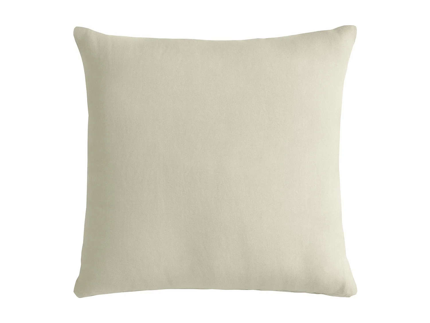 Cuscino arredo in puro cotone stonewashed beige