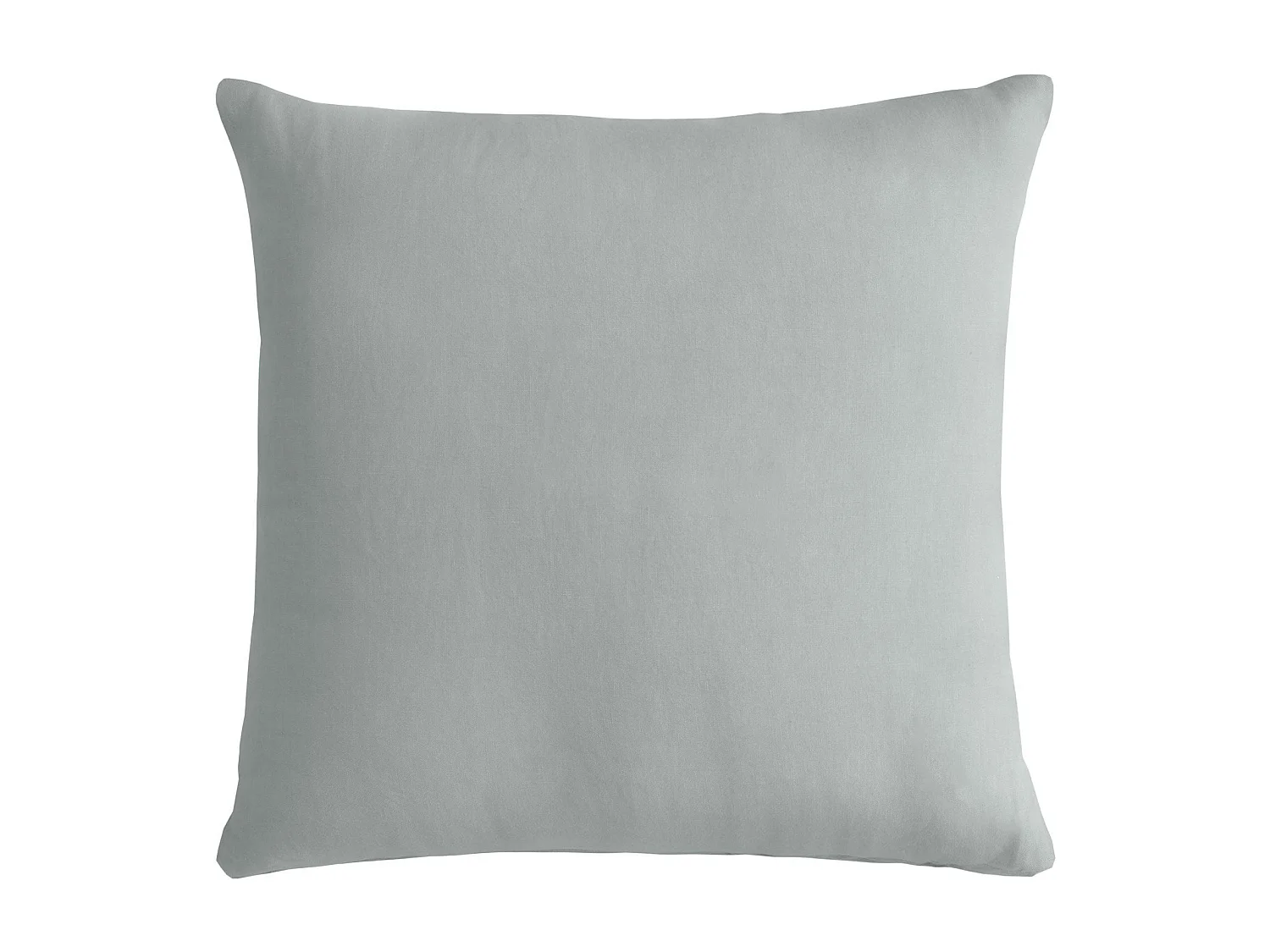 Cuscino arredo in puro cotone stonewashed grigio