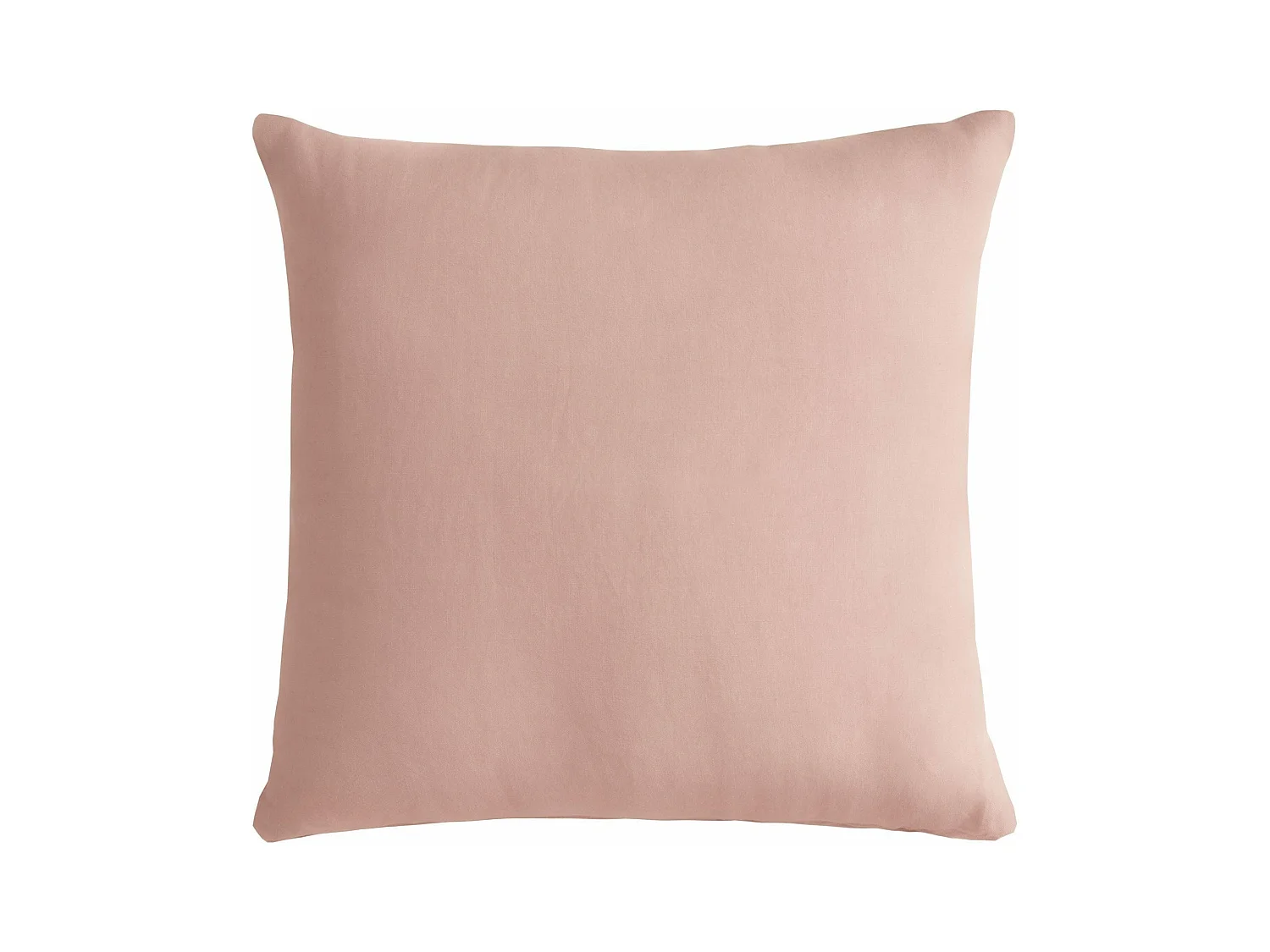 Cuscino arredo in puro cotone stonewashed rosa