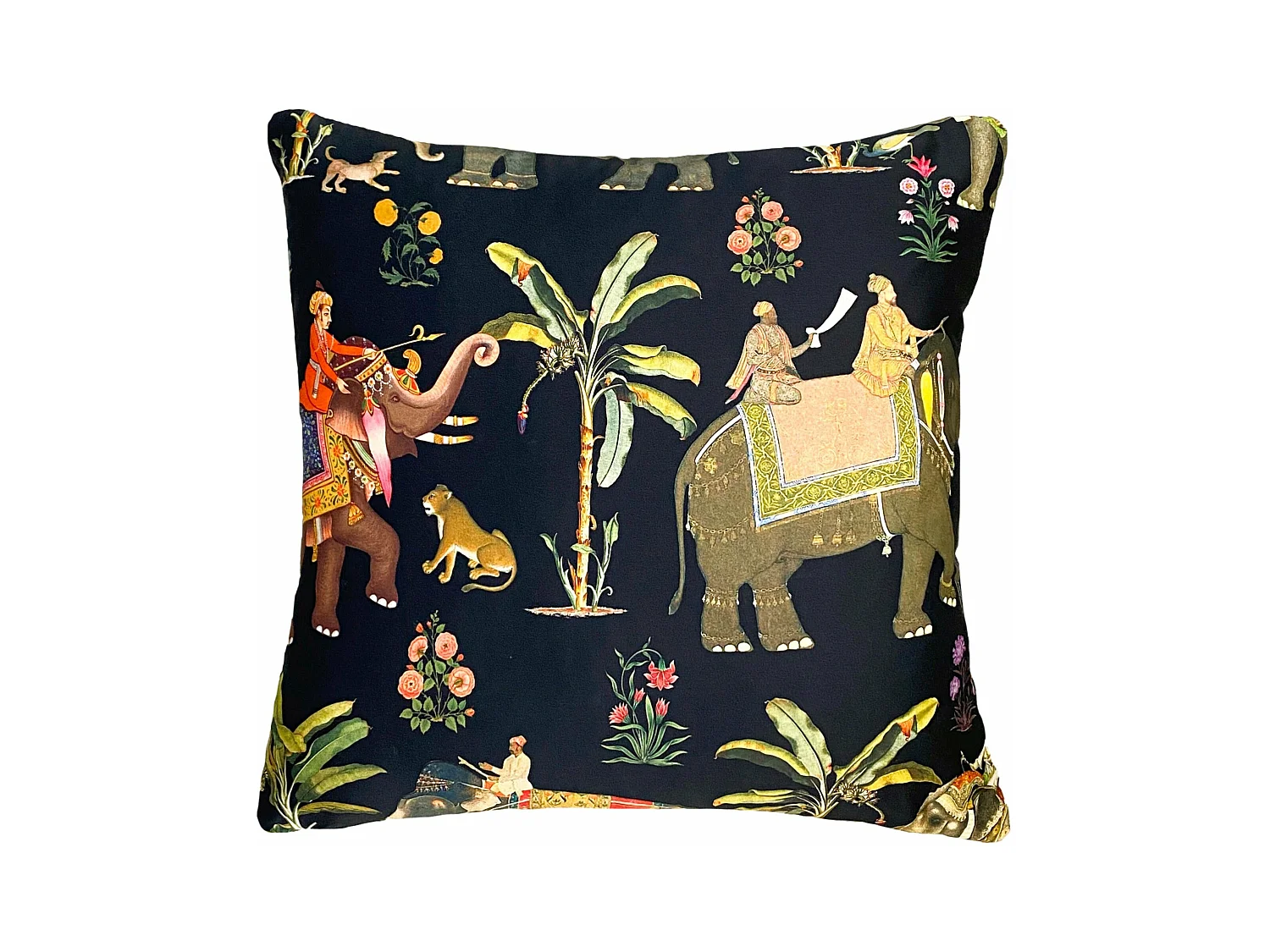 Cuscino arredo in percalle di cotone stampa circense