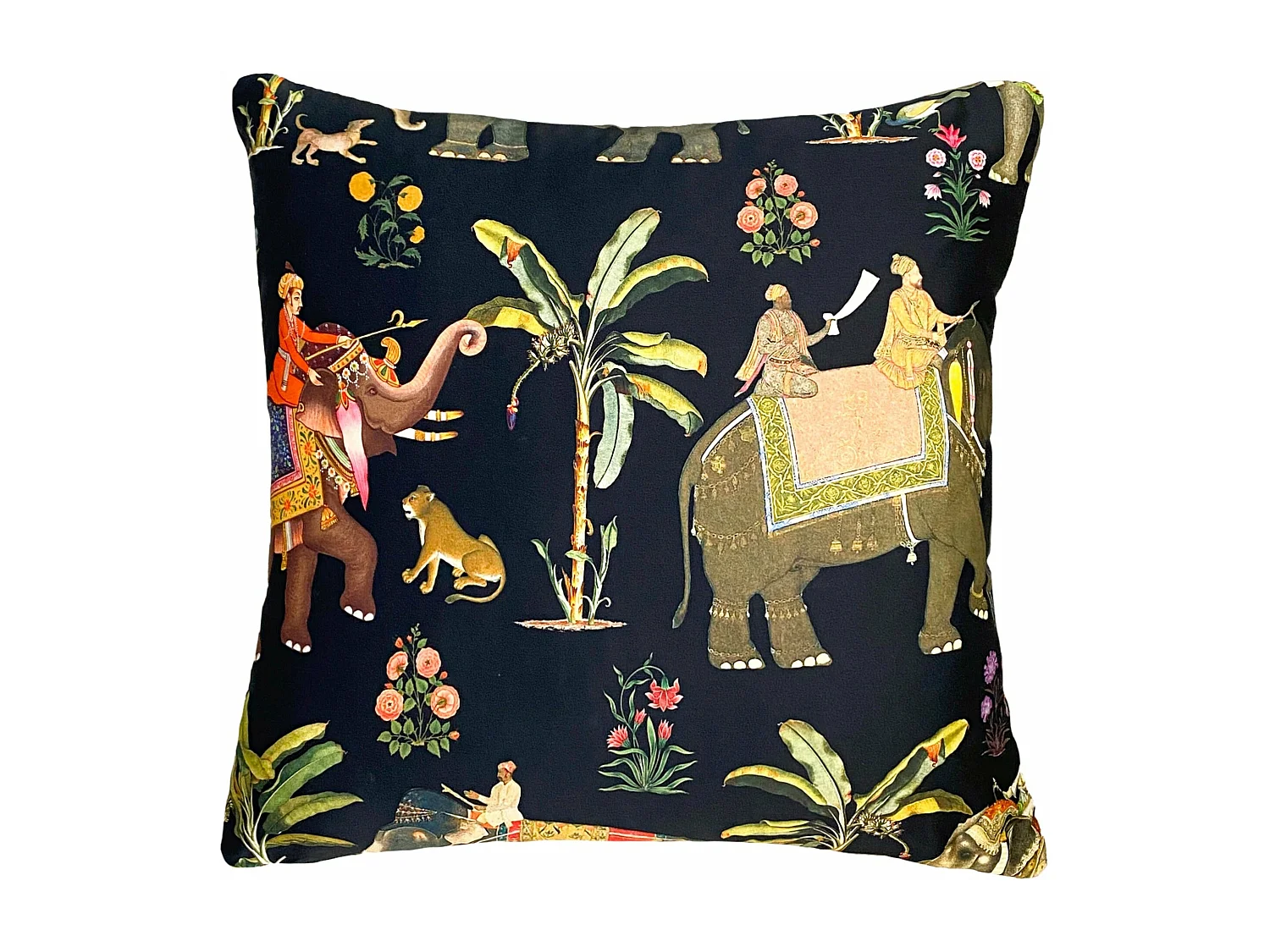 Cuscino arredo in percalle di cotone stampa circense