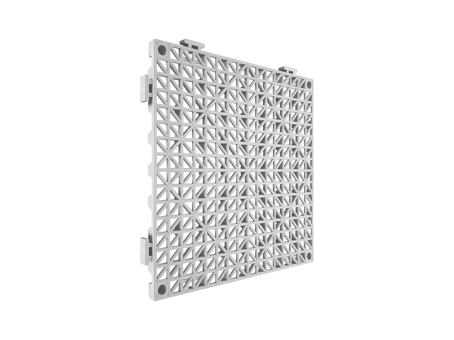 In Elkaar Grijpende Vloermatten SucceBuy. PVC 12 x 12 Inch. Antislip. Verpakking van 50 Stuks. Voor Natte Ruimtes.