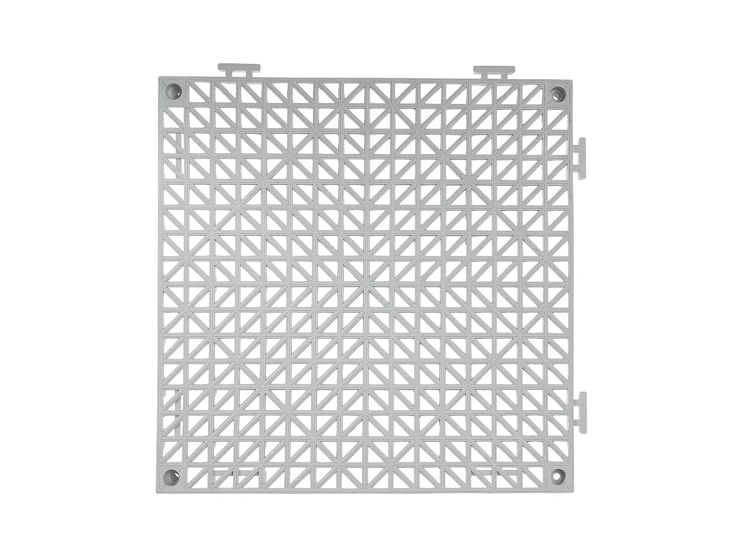 In Elkaar Grijpende Vloermatten SucceBuy. PVC 12 x 12 Inch. Antislip. Verpakking van 50 Stuks. Voor Natte Ruimtes.