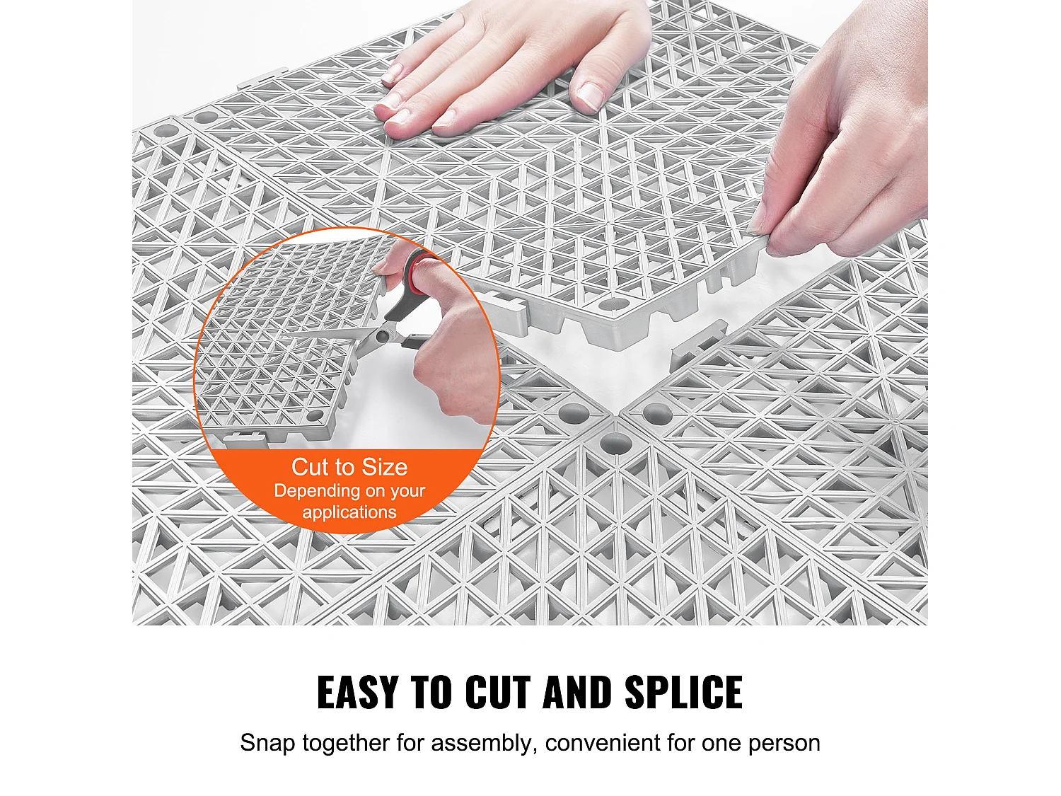 Acquista Tappetini ad Incastro SucceBuy. PVC 12 x 12 Pollici. Antiscivolo. Confezione da 50. Per Zone Umide.