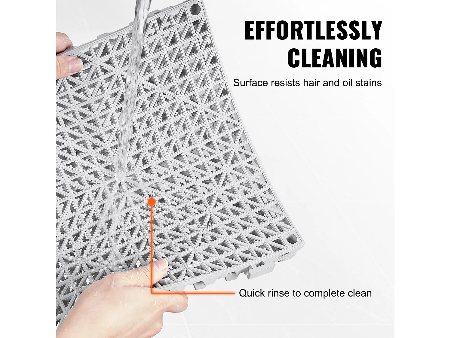 Acquista Tappetini ad Incastro SucceBuy. PVC 12 x 12 Pollici. Antiscivolo. Confezione da 50. Per Zone Umide.