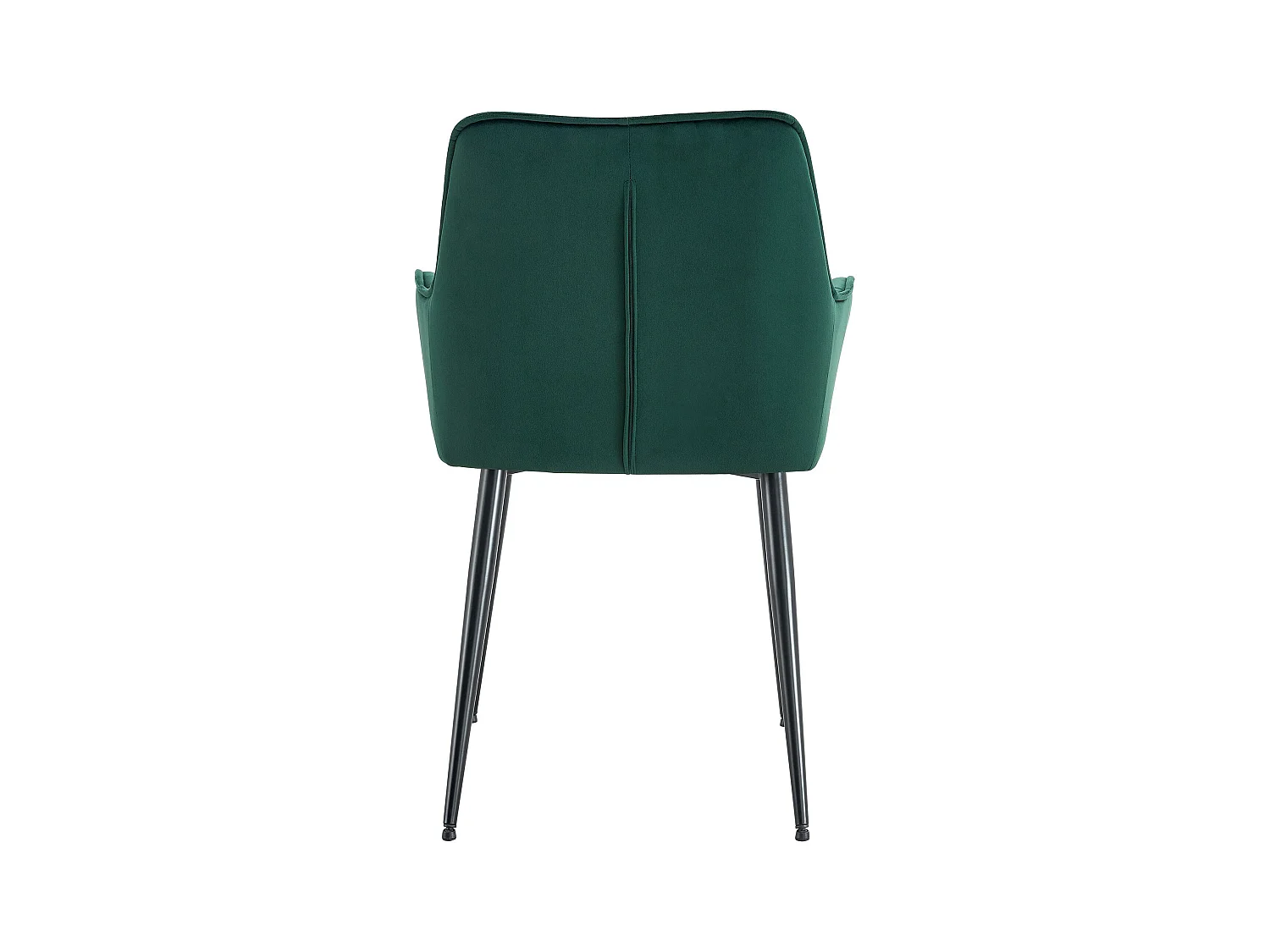 Lot de 2  chaise salle à manger - Velours - Vert foncé - Ferndale